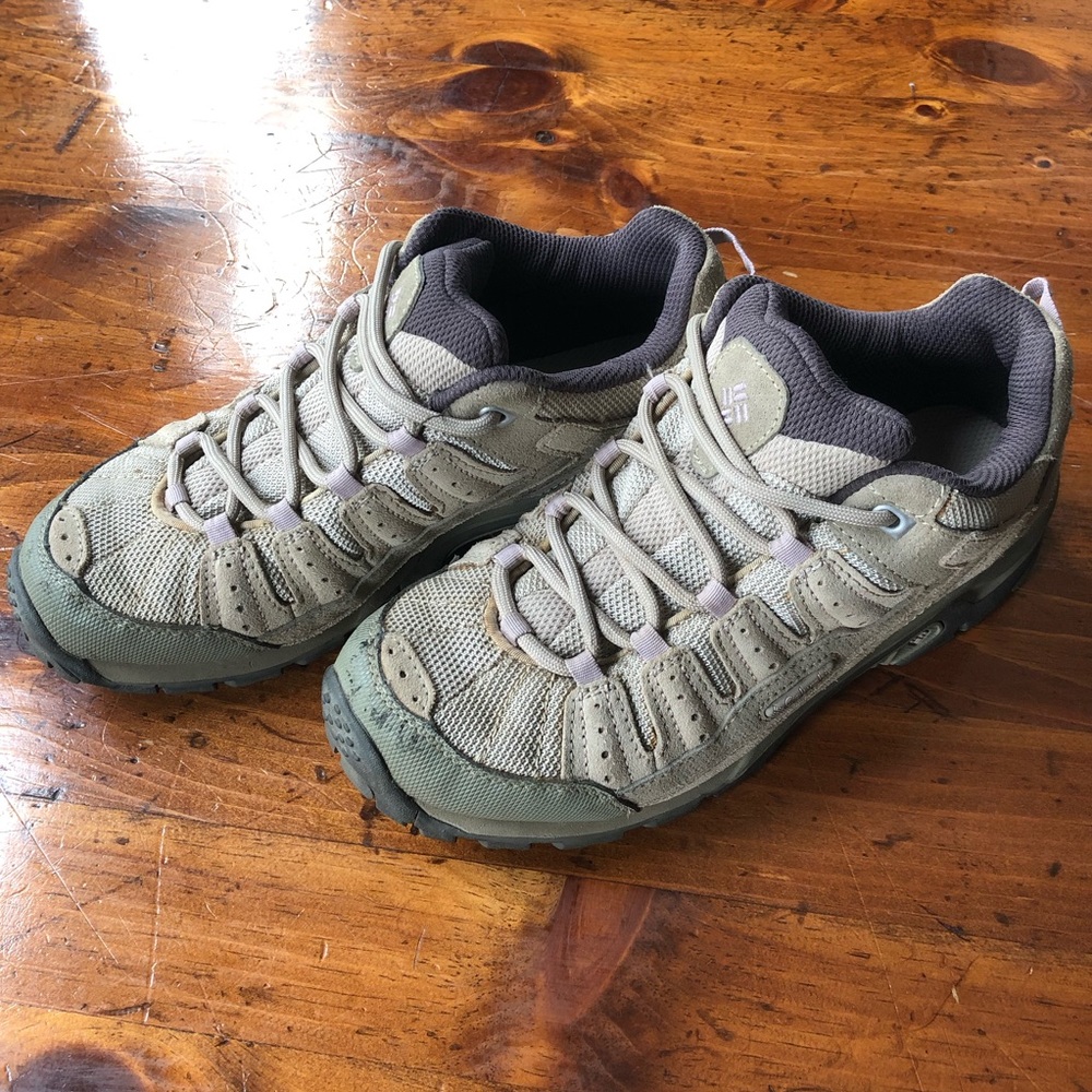 Columbia Pima Hiking Outdoor Trail Shoe Beige Tan